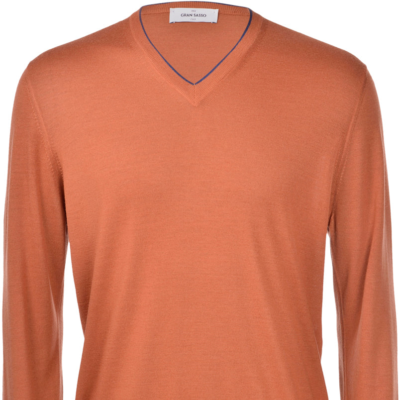 Gran Sasso Super Tasmania V-Neck Knit