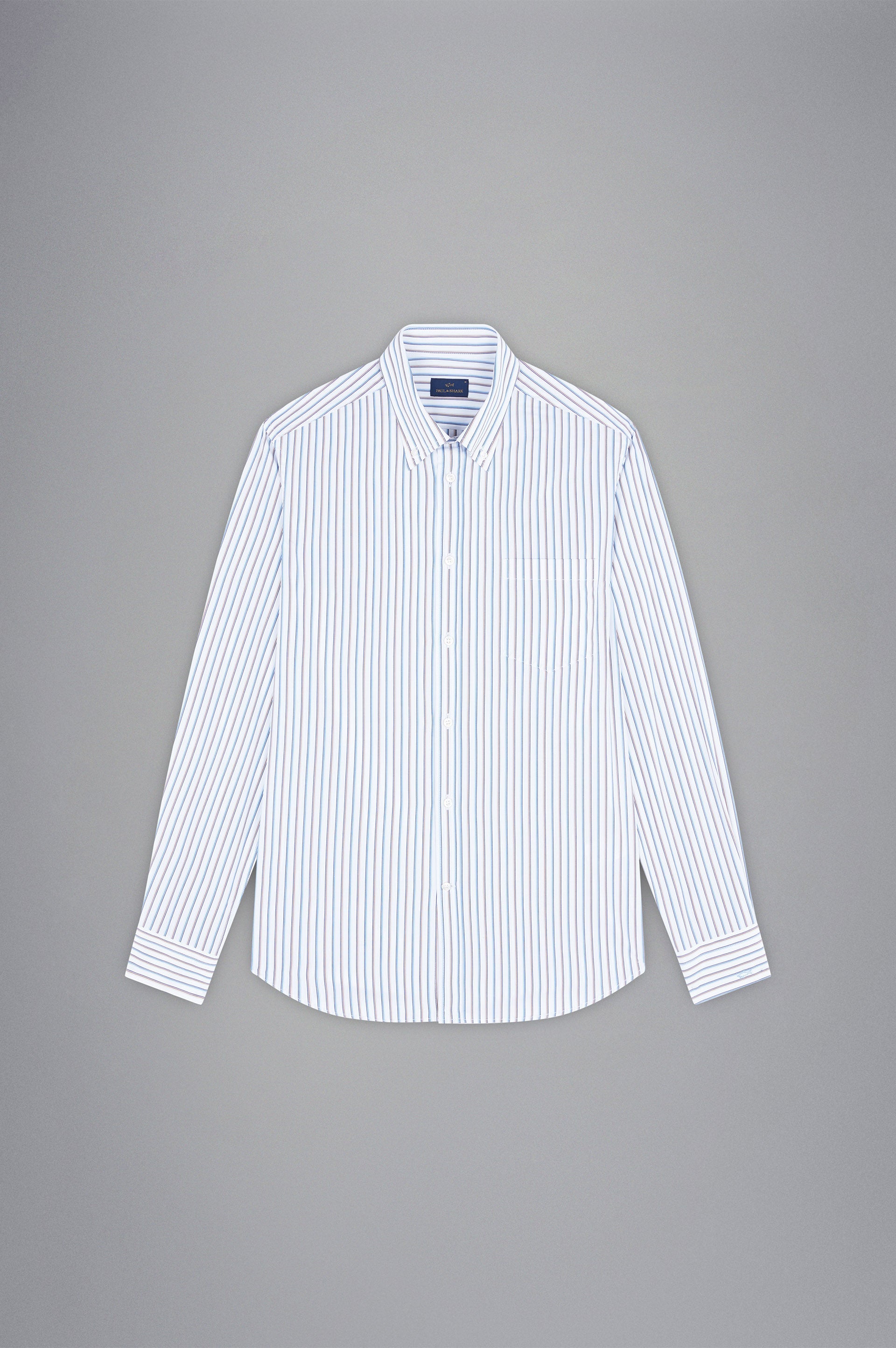 Paul&Shark Cotton Poplin Stripe Shirt