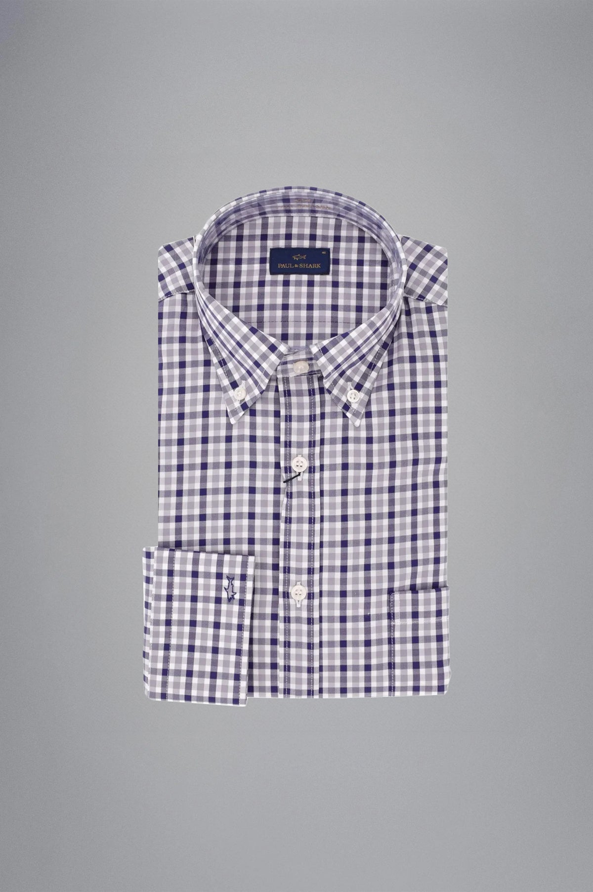 Paul&Shark Long Sleeve Check Cotton Shirt