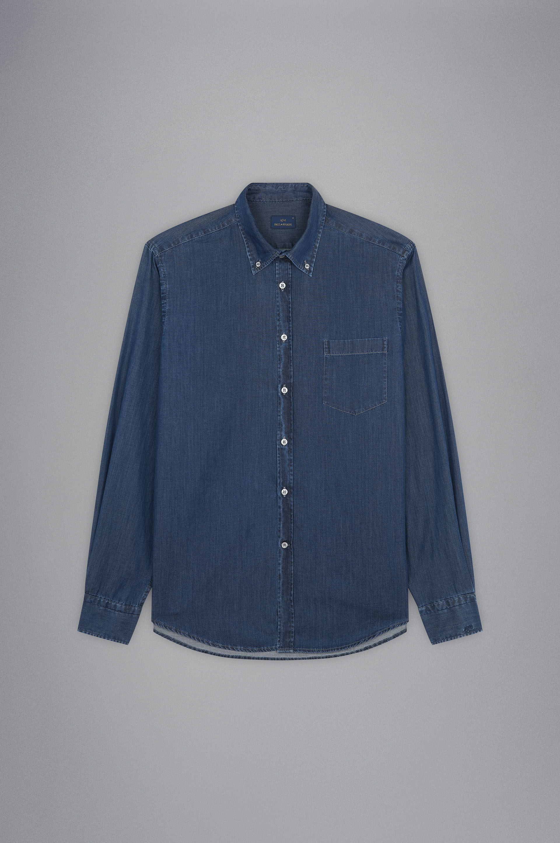 Paul&Shark Authentic Denim Look Long Sleeve Shirt