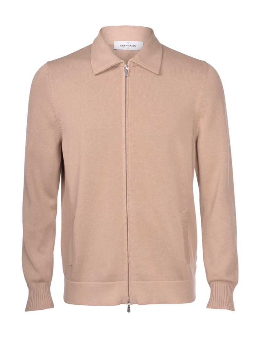 Gran Sasso Full 2-way Zip Knitted Jacket