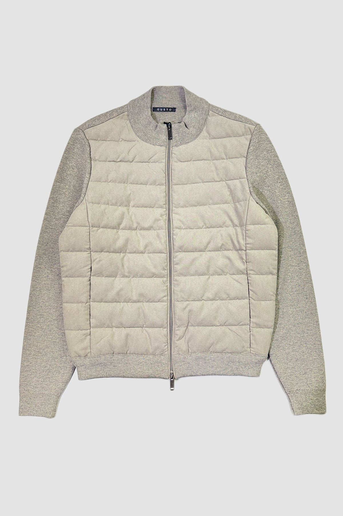 Marina Yachting Two-Tone 2-Way Full Zip Knitted Jacket