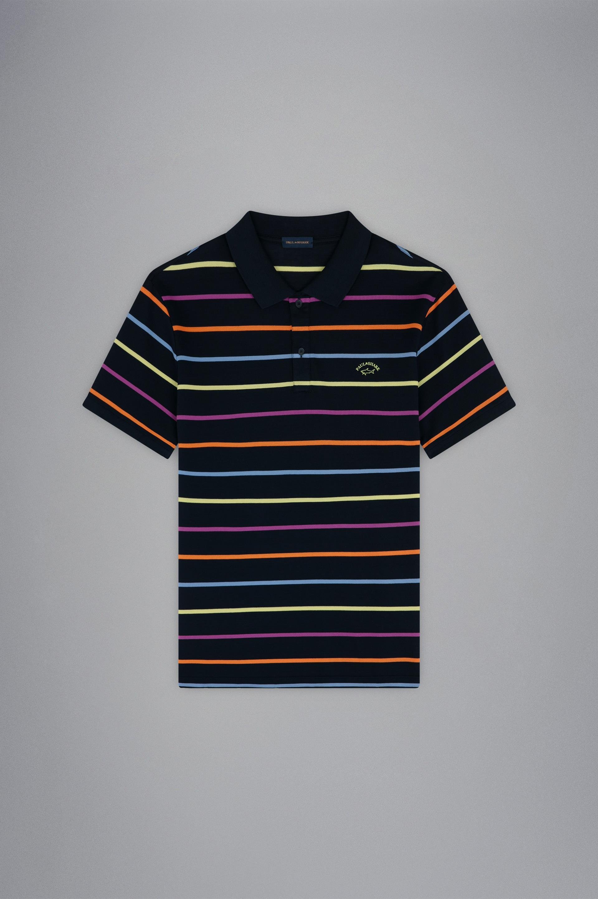 Paul&Shark Short Sleeve Stripe Polo
