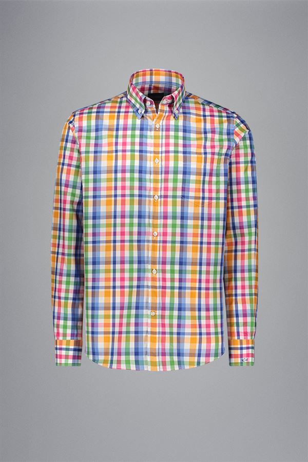 Paul&Shark Multi Check Long Sleeve Shirt