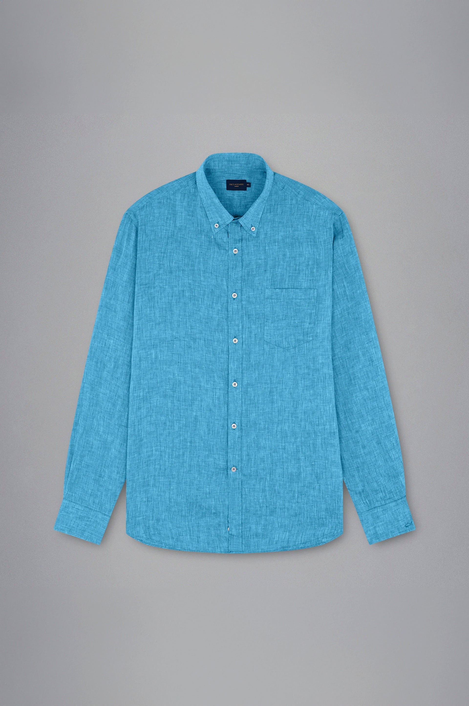 Paul&Shark Long Sleeve Pure Linen Shirt
