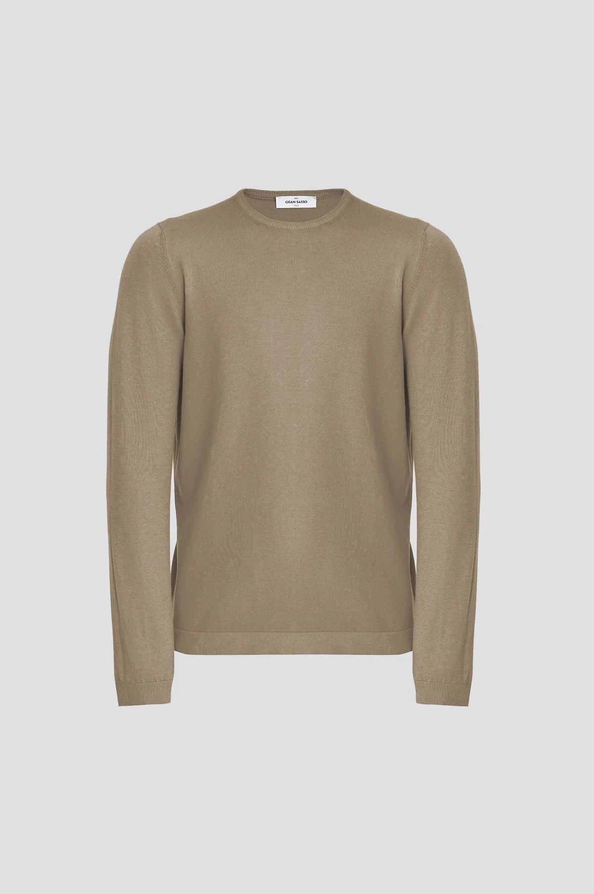 Gran Sasso Egyptian Cotton Crew Neck Knit