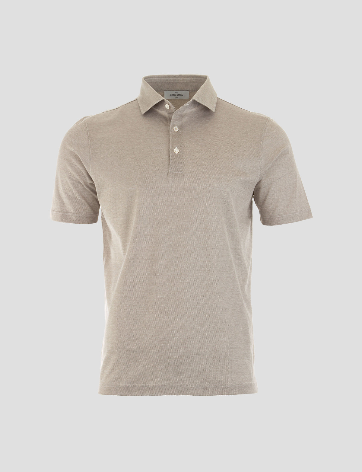 Gran Sasso Short Sleeve Pique Cotton Polo