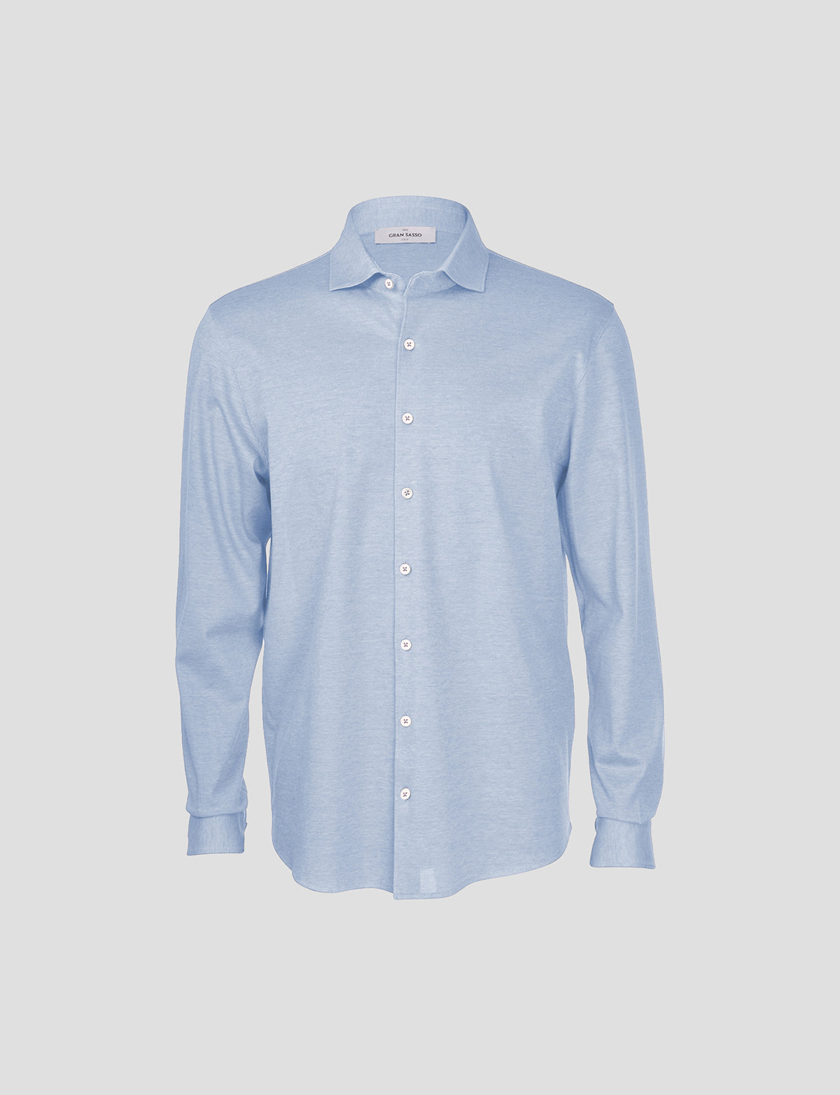 Gran Sasso Filo Scozia Long Sleeve Cotton Shirt