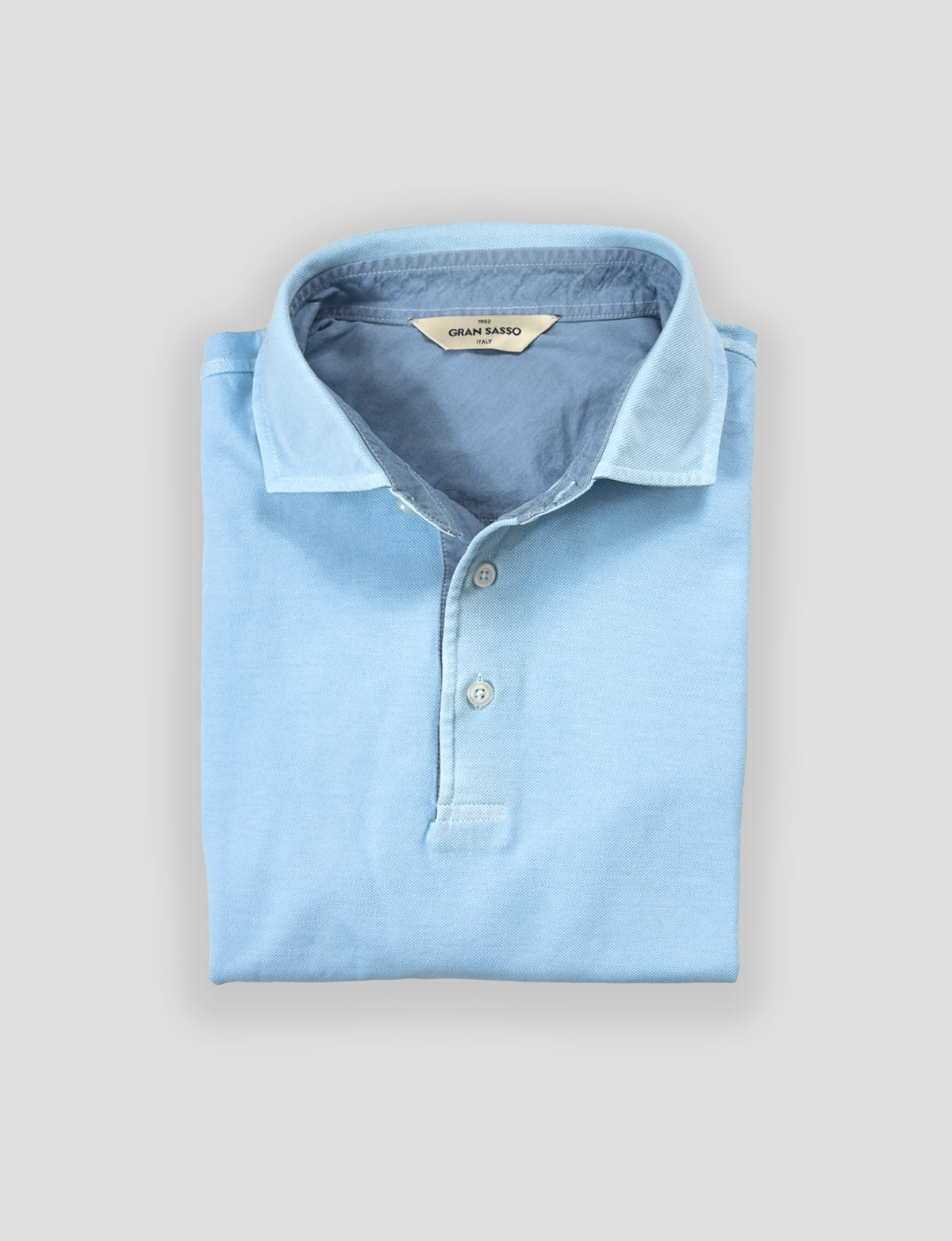 Gran Sasso Vintage Cotton Two-Tone Polo