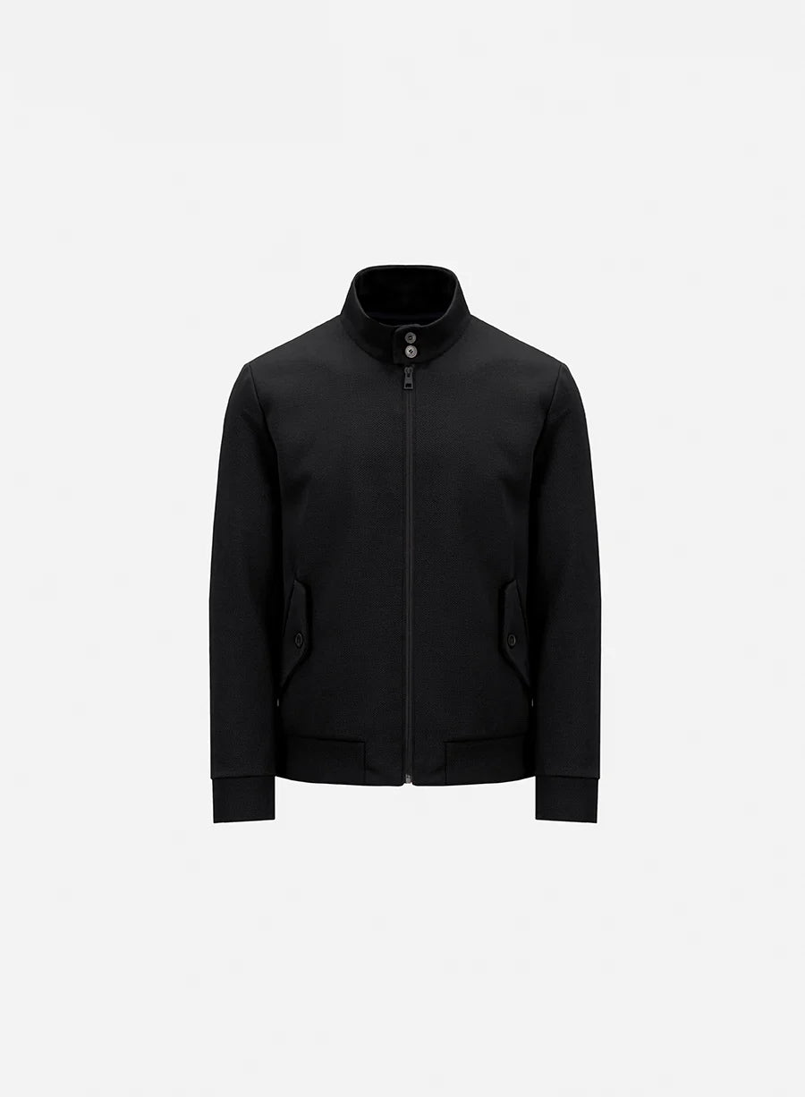 Harris Wharf London Full Zip Harrington Bomber