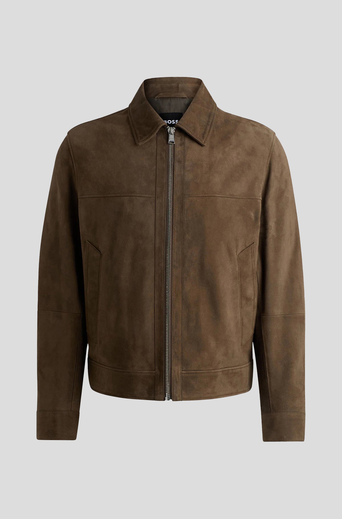 HUGO BOSS Soft Suede Regular Fit Jacket
