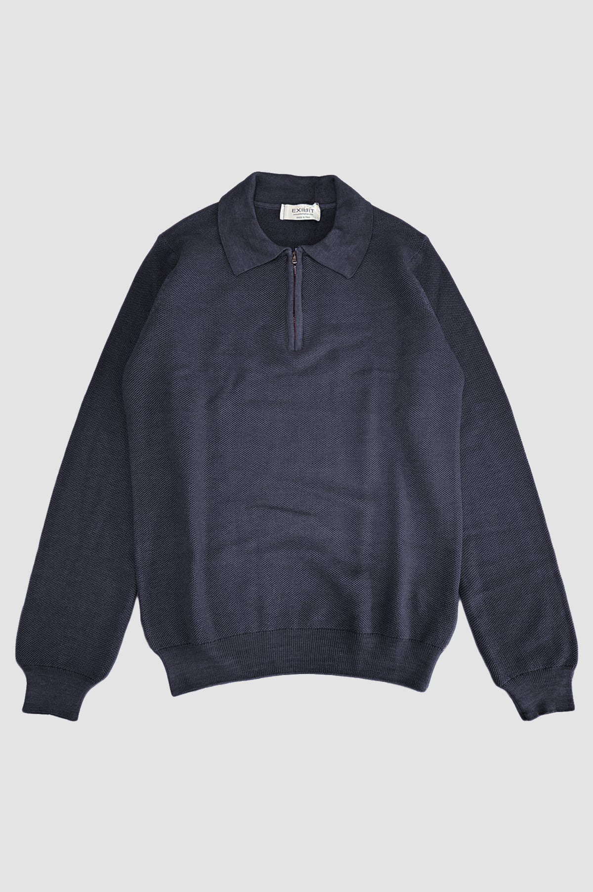 Exibit Pure Wool 1/4 Zip Knit