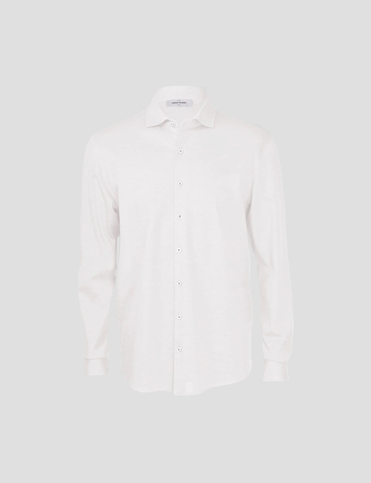 Gran Sasso Filo Scozia Long Sleeve Cotton Shirt