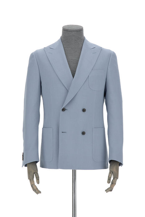 Corneliani Double Breasted Mother-of-Pearl Button Jacket
